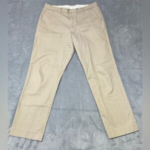 J. Crew Men's Khaki Chinos-Bowery 35x32